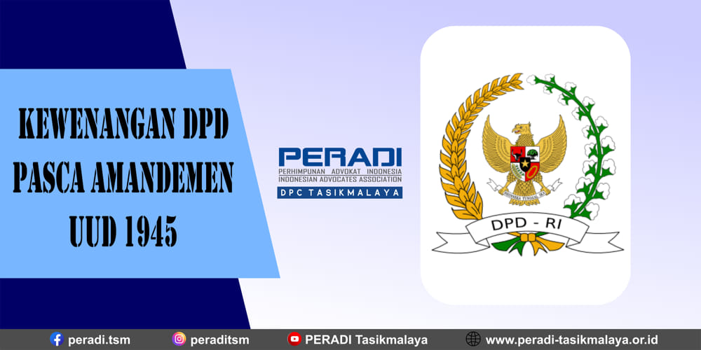 Kewenangan DPD Pasca Amandemen UUD 1945