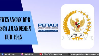 Kewenangan DPR Pasca Amandemen UUD 1945