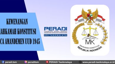 Kewenangan MK Pasca Amandemen UUD 1945