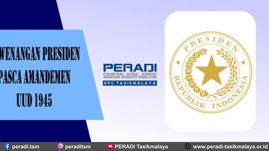 Kewenangan Presiden Pasca Amandemen UUD 1945