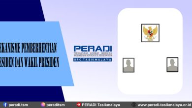 Mekanisme Pemberhentian Presiden dan Wakil Presiden