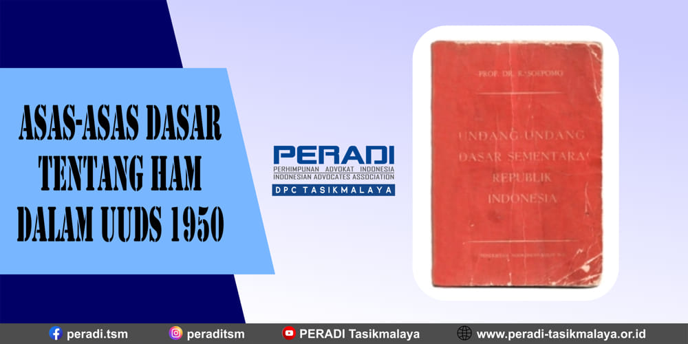 Asas-asas Dasar tentang Hak Asasi Manusia Dalam UUDS 1950