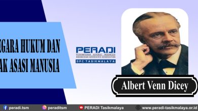 Negara Hukum dan Hak Asasi Manusia Menurut Albert Venn Dicey