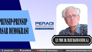 Prinsip-Prinsip Dasar Demokrasi Menurut R.P. Prof. Dr. Franz Magnis Suseno, S.J.