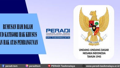 Rumusan HAM Dalam UUD Kategori Hak Khusus dan Hak Atas Pembangunan
