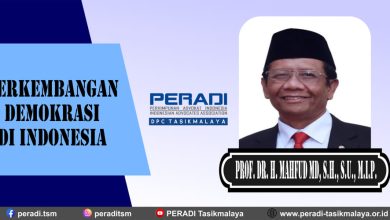 Perkembangan Demokrasi di Indonesia Menurut Prof. Dr. H. Mohammad Mahfud Mahmodin, S.H., S.U., M.I.P.