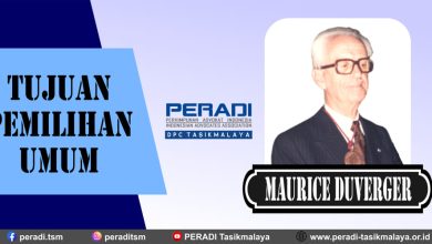 Tujuan Pemilihan Umum Menurut Maurice Duverger