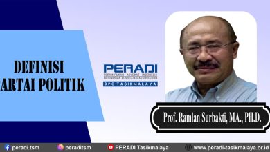 Definisi Partai Politik Menurut Prof. Ramlan Surbakti, MA., PH.D.