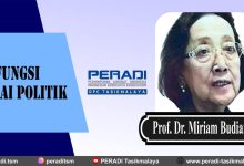 Fungsi Partai Politik Menurut Prof. Dr. Miriam Budiardjo