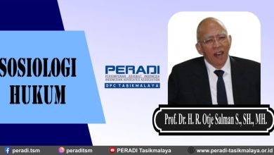 Sosiologi Hukum Menurut Prof. Dr. H. R. Otje Salman Soemandiningrat, SH., MH.