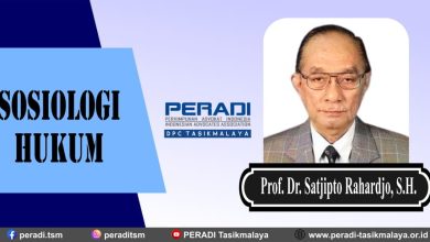 Sosiologi Hukum Menurut Prof. Dr. Satjipto Rahardjo, S.H.