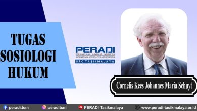 Tugas Sosiologi Hukum Menurut Cornelis Kees Johannes Maria Schuyt