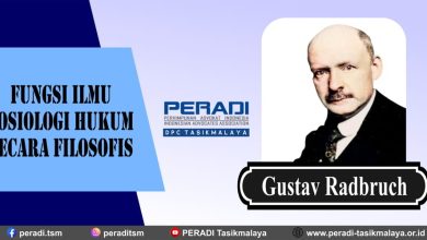 Fungsi Ilmu Sosiologi Hukum secara Filosofis Menurut Gustav Radbruch