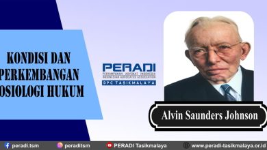 Kondisi dan Perkembangan Sosiologi Hukum Menurut Alvin Saunders Johnson