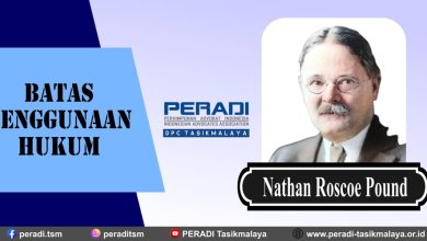 Batas Penggunaan Hukum Menurut Nathan Roscoe Pound
