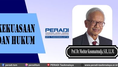 Kekuasaan dan Hukum Menurut Prof. Dr. Mochtar Kusumaatmadja, S.H., LL.M.