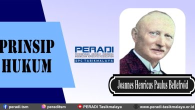 Prinsip Hukum Menurut Joannes Henricus Paulus Bellefroid