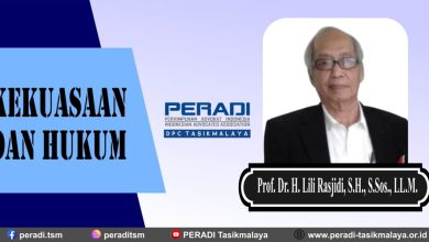 Kekuasaan dan Hukum Menurut Prof. Dr. H. Lili Rasjidi, S.H., S.Sos., LL.M.