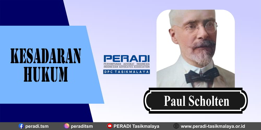 Kesadaran Hukum Menurut Paul Scholten