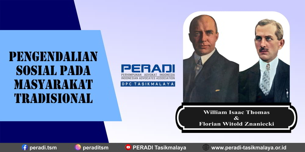 Pengendalian Sosial Pada Masyarakat Tradisional Menurut Thomas dan Znaniecki