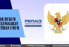 Dasar Hukum Penyelenggaran Ketertiban Umum