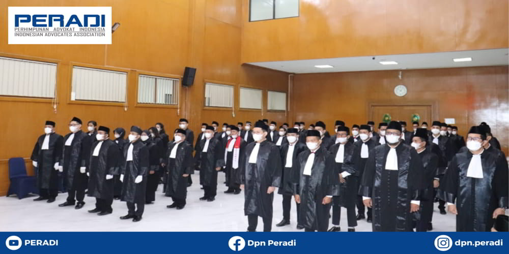 Pengangkatan dan Pengambilan Sumpah Advokat PERADI Di Wilayah Hukum Pengadilan Tinggi Bandung