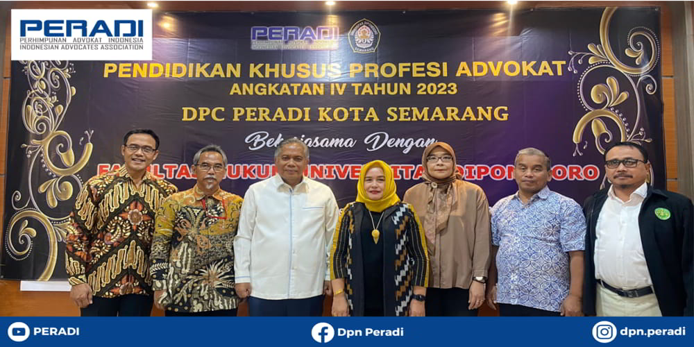 Pembukaan PKPA PERADI – FH UNDIP