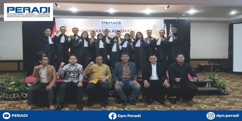 Pengangkatan & Pengambilan SumpahJanji Advokat PERADI di wilayah Pengadilan Tinggi Yogyakarta